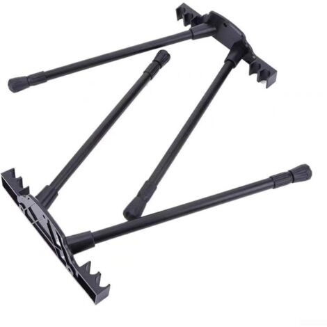 Pieds de table pliants de camping, pieds de meubles pliables rétractables en nylon, solidement reliés entre eux une fois pliés et rangés pour un gain de place.