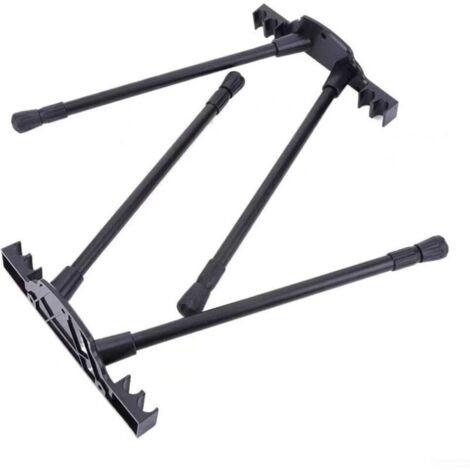Pieds de table pliants de camping, pieds de meubles pliables rétractables en nylon, solidement reliés entre eux une fois pliés et rangés pour un gain de place.