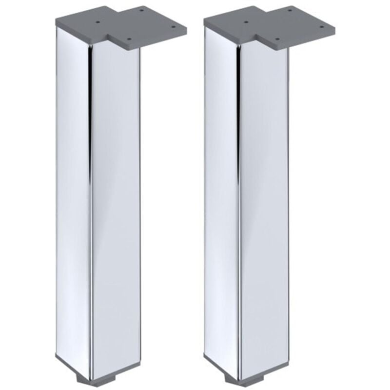 Royo - Pieds meuble suspendu saphir - Hauteur : 27 cm - Chromé brillant