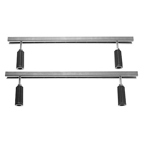 DURAVIT - Pietement, Pieds universel pour baignoires et receveurs de douche en acrylique, hauteur réglable 13-21cm, Acrylique - 55x8,5x13cm