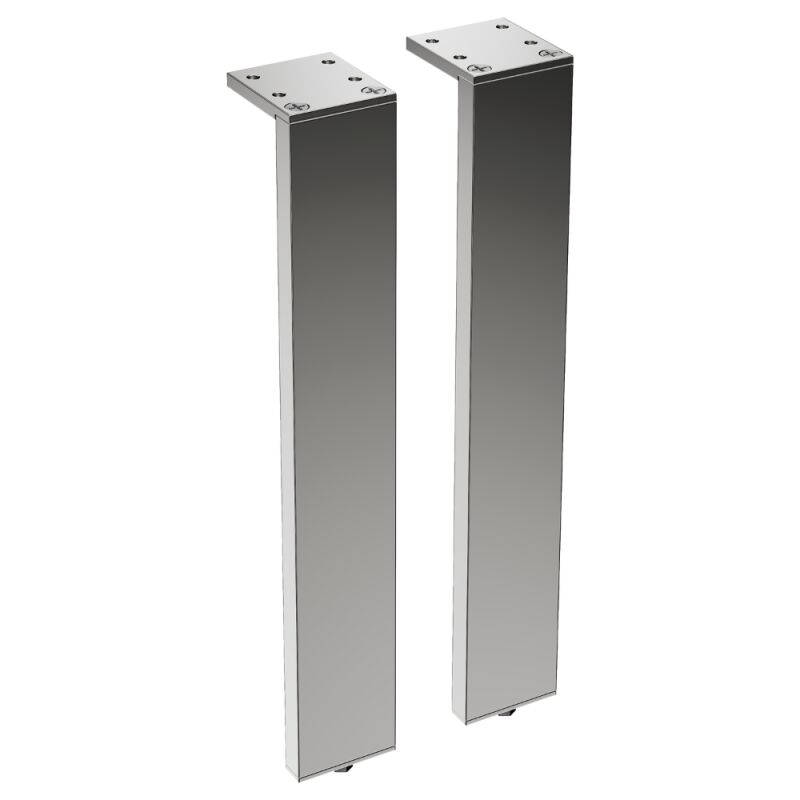 Pieds pour meuble de salle de bain Burgbad chromé