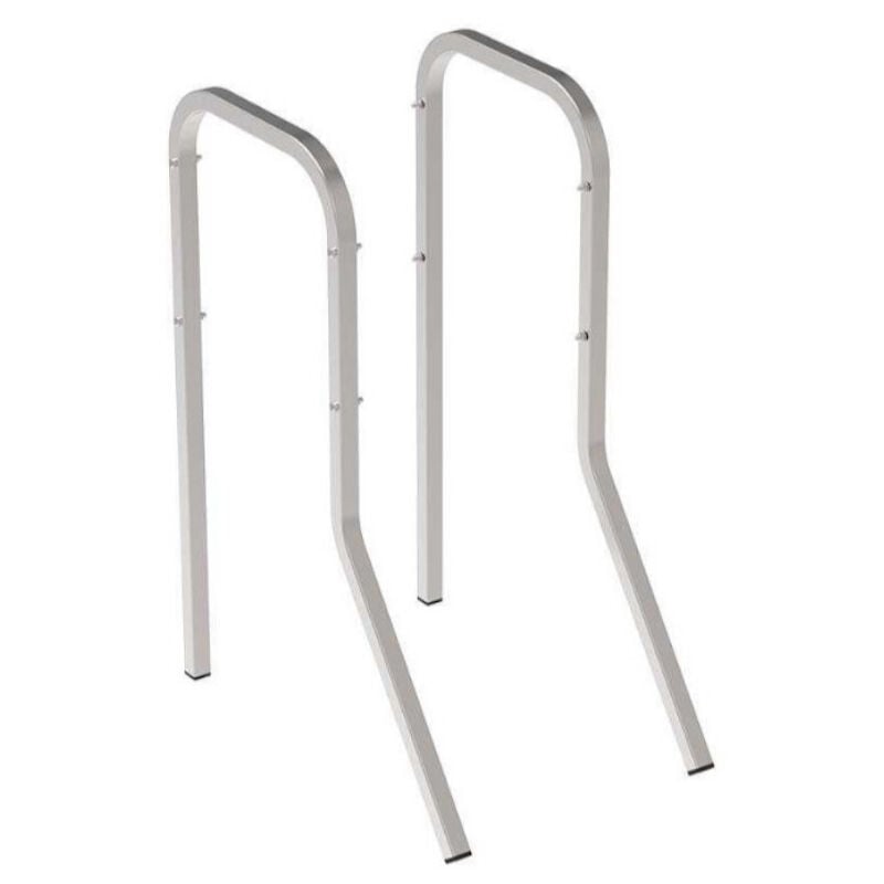 Gaun - Pieds Pour Pondoir Poule Métal 1 Étage, 1 Face