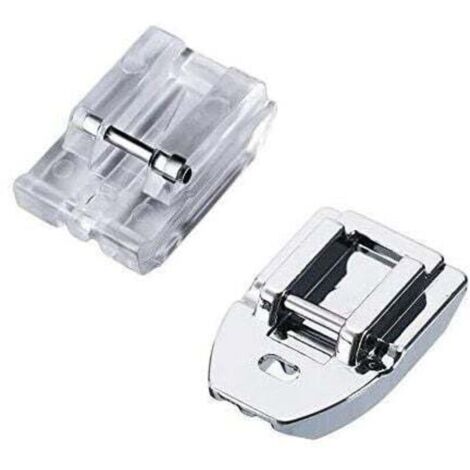 Pieds presseur fermeture éclair invisible lot de 2 – fixation rapide universelle pour machines à coudre Brother, Singer, Juki, Lidl