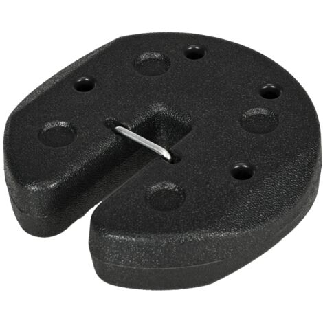 Pieds support pavillon lot 4 poids 12 kg goupilles fixation sangle transport