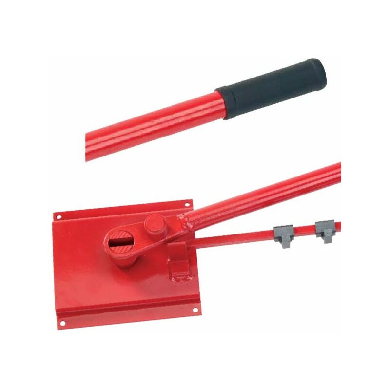 Piegastaffe Piastra Mm 12 Barra+Asta - Adel