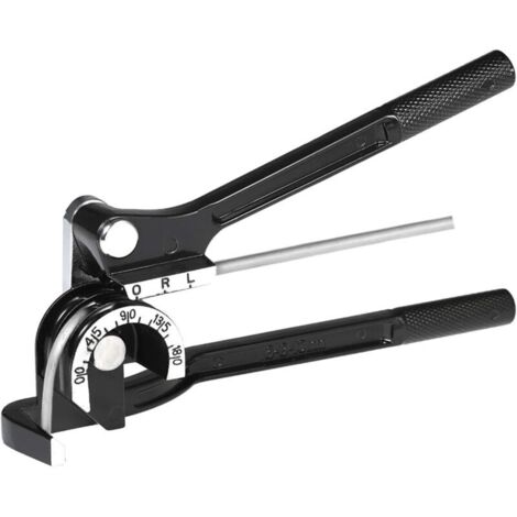 Piegatubi manuale, 3 in 1 per tubi da 1/4 di pollice, 5/16 di pollice, 3/8 di pollice, 0-180 gradi, piegatubi, utensili per piegare tubi in rame, ottone, alluminio e acciaio sottile