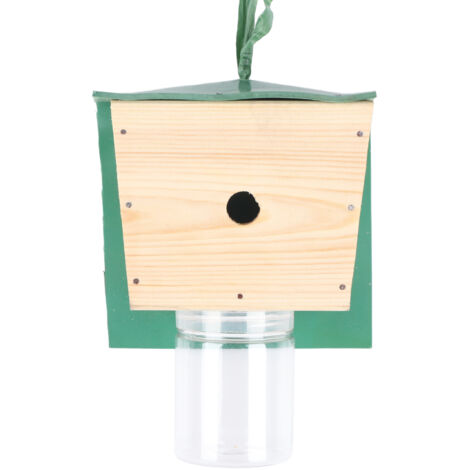 Piège à Abeilles et Guêpes Écologique pour Intérieur et Extérieur - Vert -KZQ