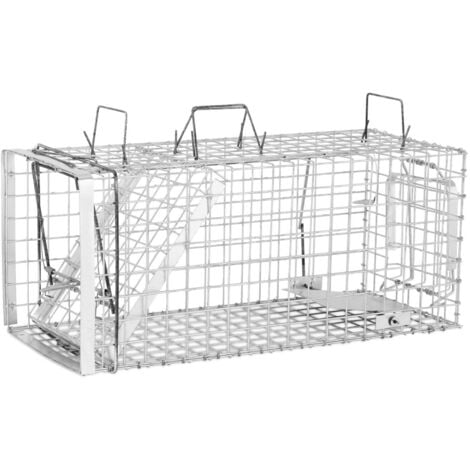 Cage à rats avec glissière, 1 entrée, 49 x 22 x 23 cm - BOXTRAP