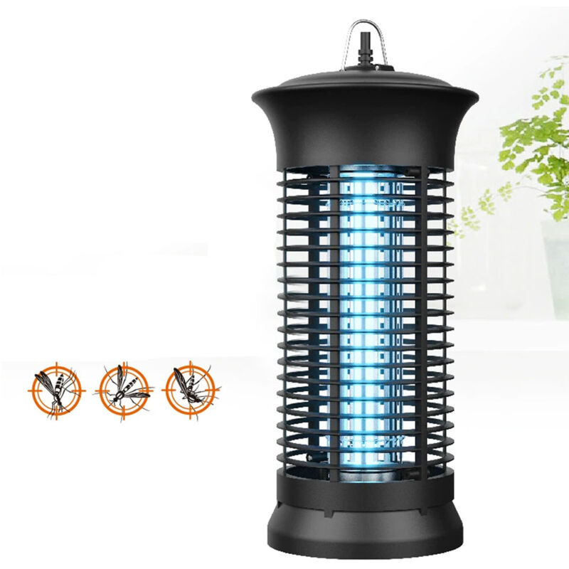 Linghhang - Piège à insectes électrique d'intérieur, piège à mouches uv suspendu avec réseau électrique puissant de 1000 v pour la maison, la cuisine
