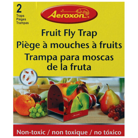 Piège à mouches à fruits - 1 flacon de 40 ml + 1 piège englué