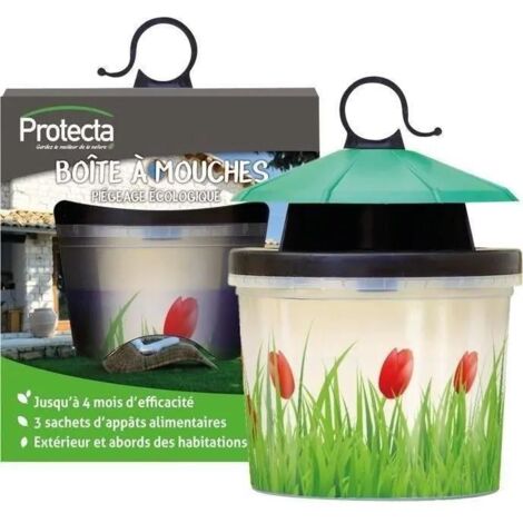 Piège à Mouches - Kit Réutilisable + 4 Appâts