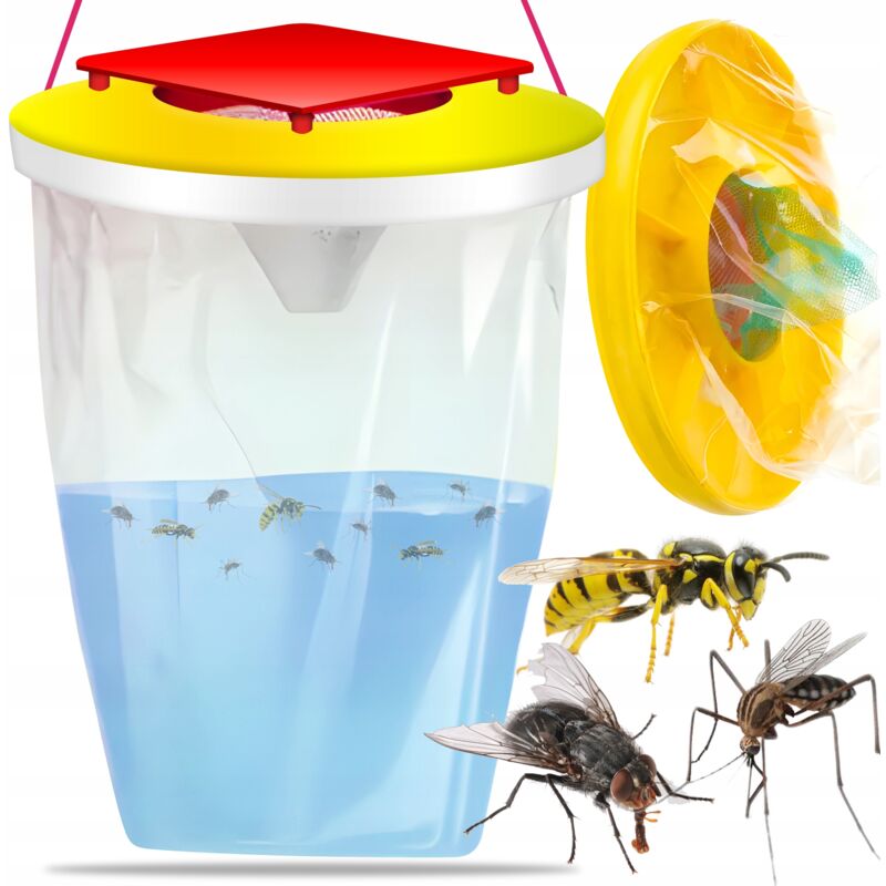 Piège à mouches XXL avec attrait pour insectes pour mouches à cheval pour le lâche d'écurie