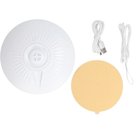 Piège à Puces USB sans Produits Chimiques - Dispositif Anti-Puces Silencieux avec Adhésifs, pour Maison, Jardin et Voyage, Fonctionne sur Secteur 5V