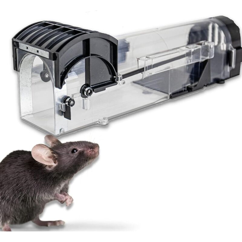 Piège à souris et rongeurs sans cruauté, modèle transparent central