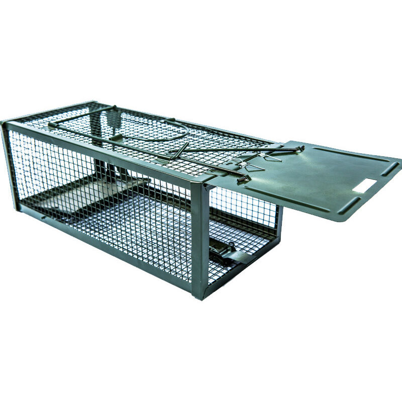 Pièges à Rats Piège de Capture Deux Entrées Cage Piege pour Souris Rongeurs Mulots 27X13X11CM