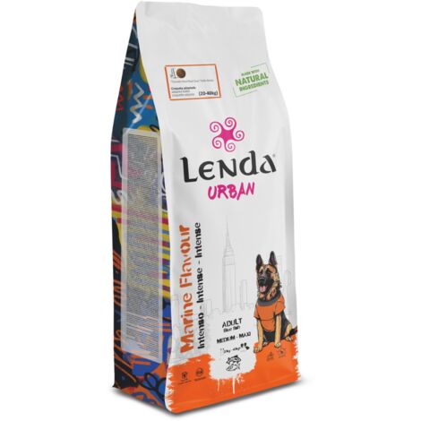 Pienso de pescado azul para perro adulto Maxi Lenda Urban 15 kg