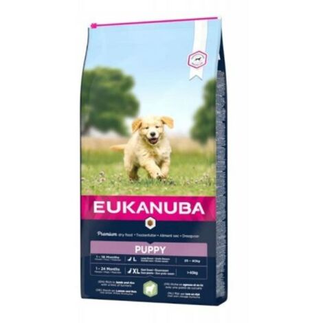 Pienso eukanuba puppy & junior lamb rice all breeds (12 kg )