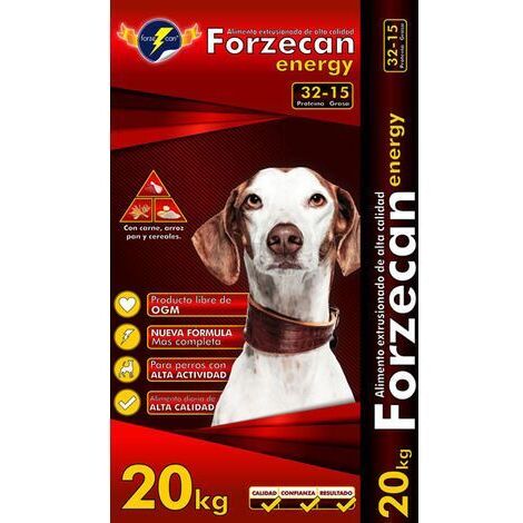 Pienso FORZECAN ENERGY 20Kg para perros adultos con alta