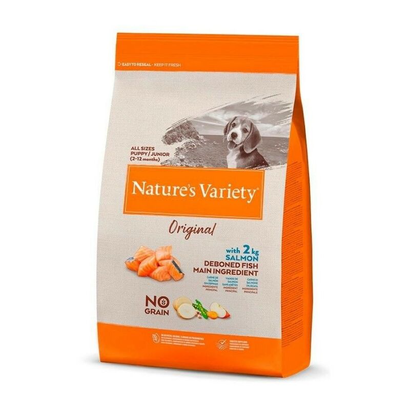 

pienso para cachorros NATURES VARIETY ORIGINAL PUPPY con salmón 10 kg