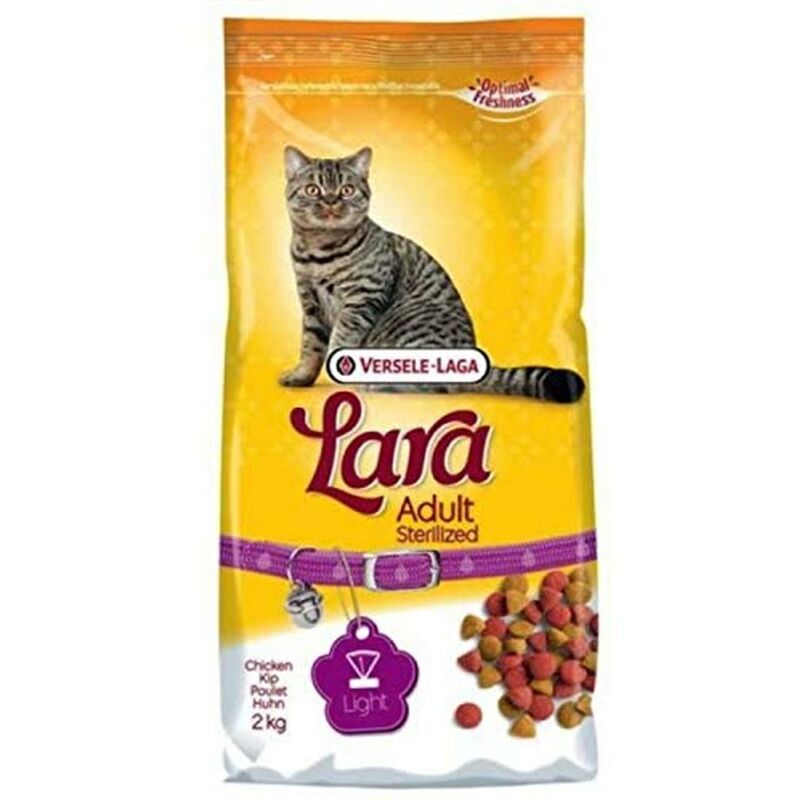 

Pienso para gatos esterilizados 2 kgs | Comida para gatos Lara con pato y pollo | Alimento seco para gatos castrados o esterilizados