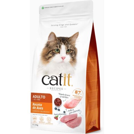 Pienso para gatos quisquillosos Catit Recipes - Receta de Aves para ADULTO