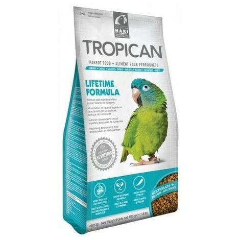 HAGEN TROPICAN MASCOTAS pienso para loros HAGEN TROPICAN 4 mm. mantenimiento 820 GR