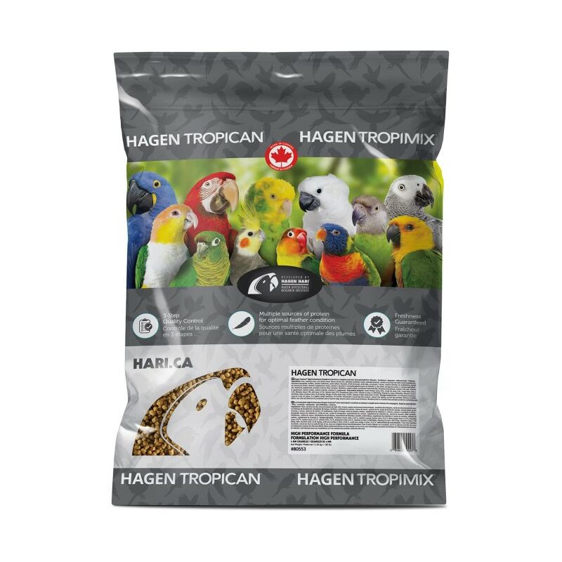 

pienso para loros tamaño medio TROPICAN ALTA ENERGIA 4 mm, saco de 11.34 kg