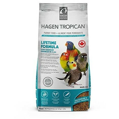 HAGEN TROPICAN MASCOTAS pienso para pequeñas psittacidas 2 mm. HAGEN TROPICAN MANTENIMIENTO 820 gr