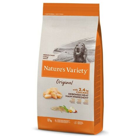 pienso para perro NATURES VARIETY ORIGINAL medium con pollo 12 kg