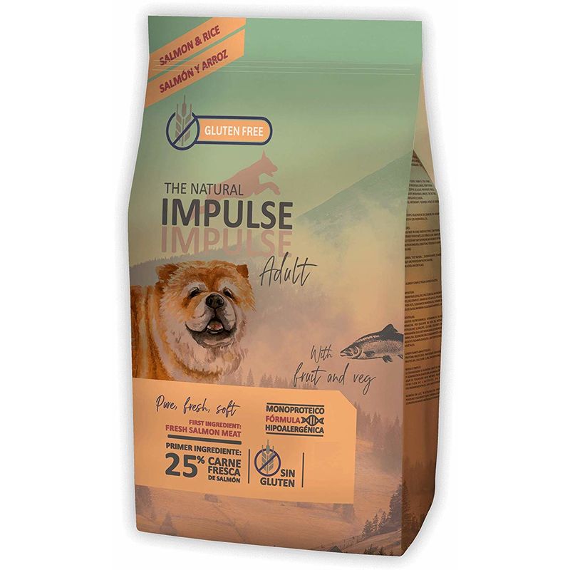 

Pienso para Perros NATURAL IMPULSE DOG SALMÓN - Saco 12 kg