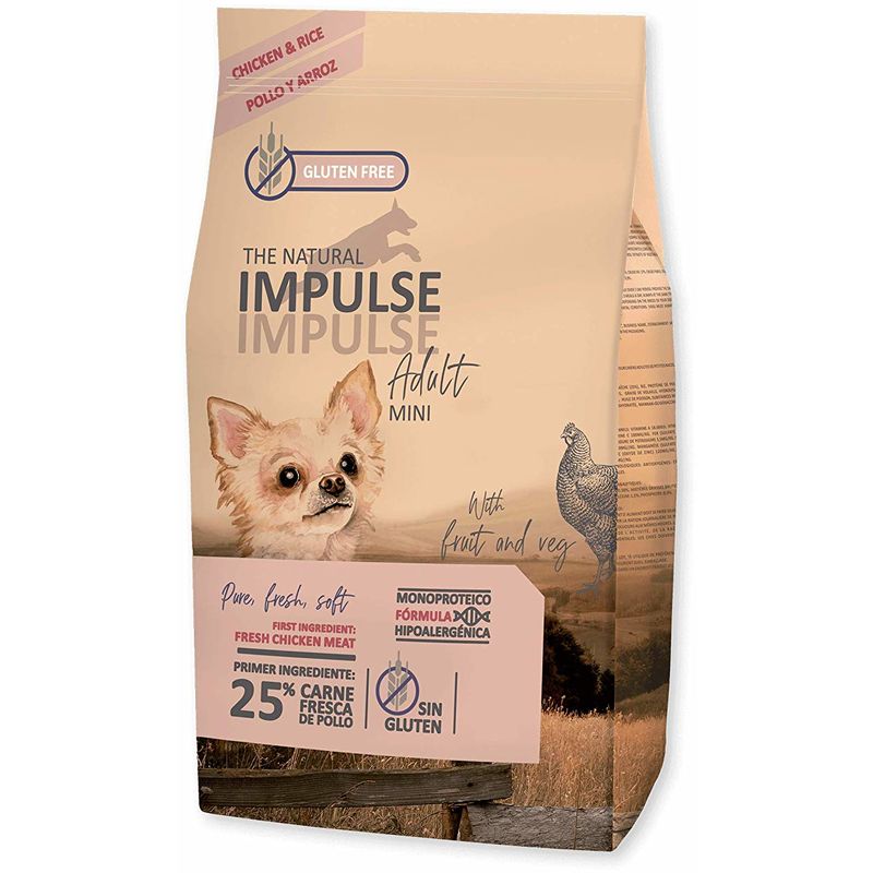 

Pienso para Perros Pequeños NATURAL IMPULSE DOG MINI ADULT - Saco 3 kg