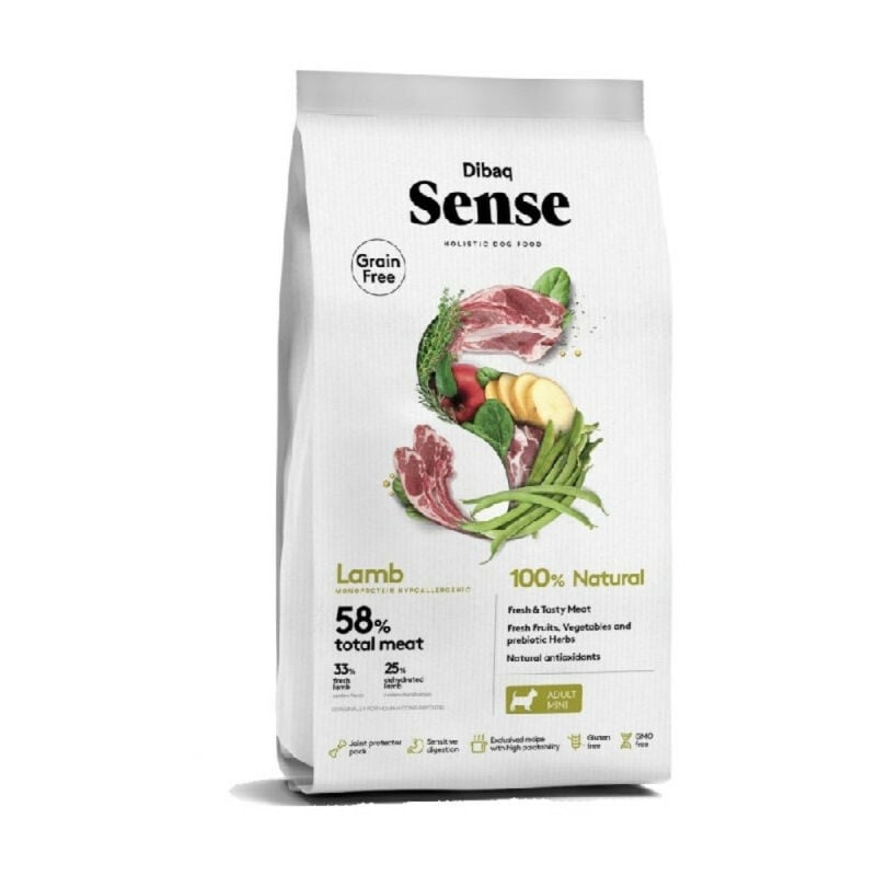 

PIENSO PERRO SENSE MINI CORDERO - 2 Kilos