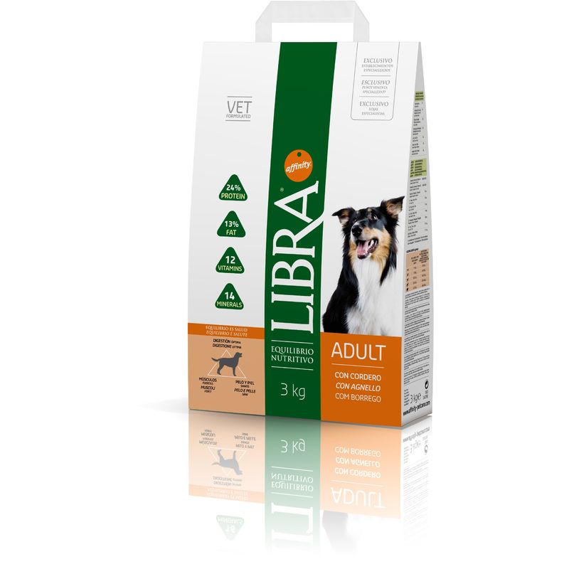 

Pienso perros Libra dog adult cordero 3 kg