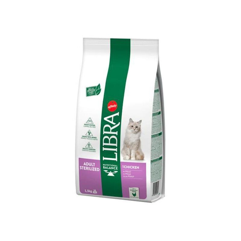 

Feline Adult Sterilized 1,5kg Pienso para gatos - Libra