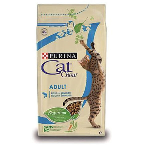 Pienso PURINA CAT CHOW SALMON & ATUN para gatos - 1,5Kg