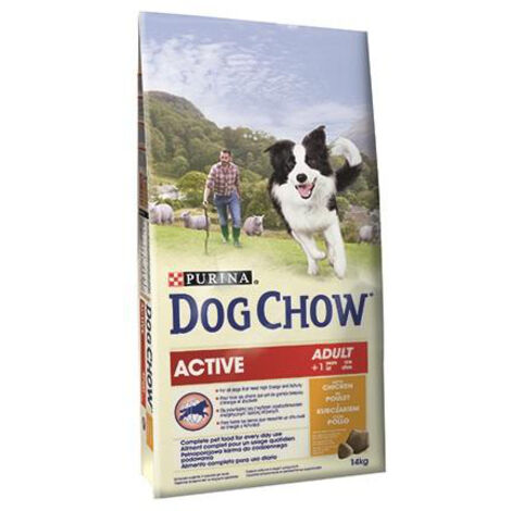 Pienso PURINA DOG CHOW ACTIVE CHICKEN 14Kg para perros adultos