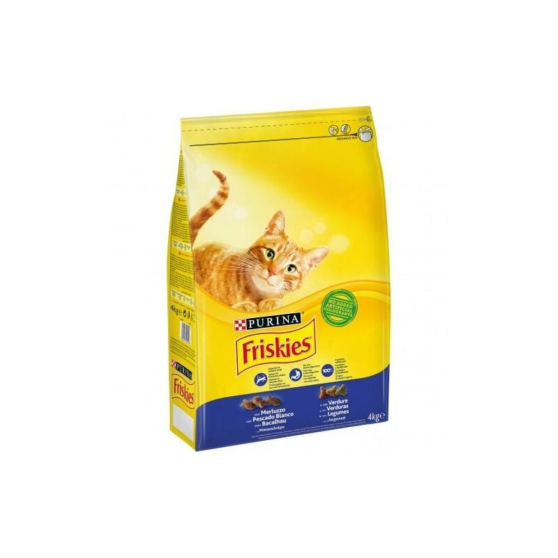 

Adulto Gato con Bacalao y Verduras 4kg - Friskies