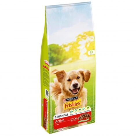 Pienso PURINA FRISKIES VITAFIT ACTIVE CON BUEY para perros con