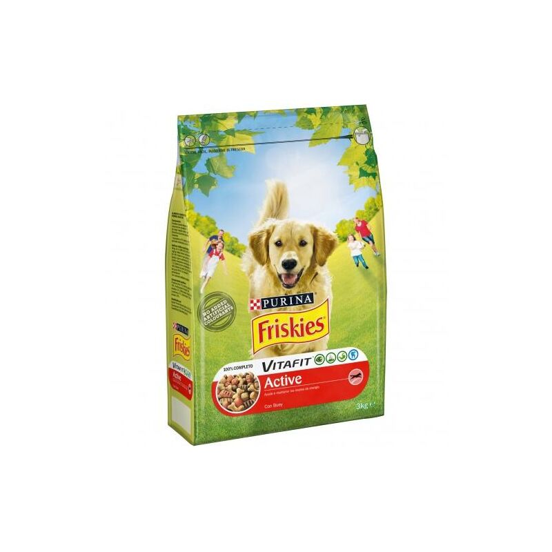 

Perro ACTIVE Carne 3kg - Friskies