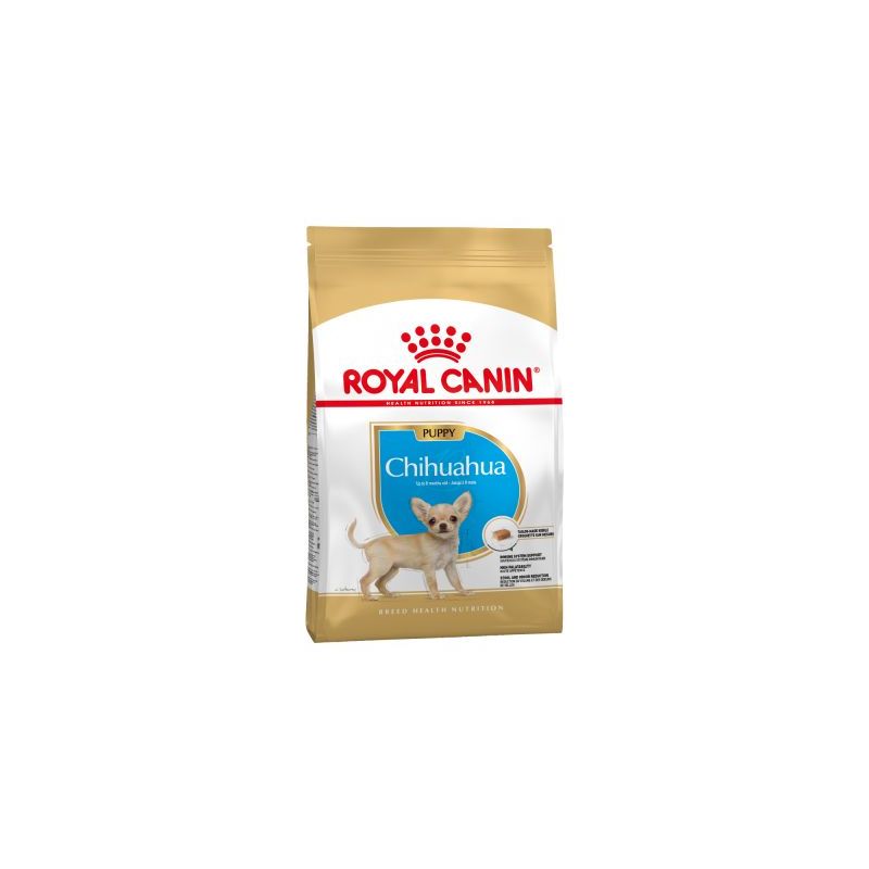 

Pienso CHIHUAHUA PUPPY (JUNIOR) cachorros de Chihuahua (Hasta los 8 meses) - 500g - Royal Canin