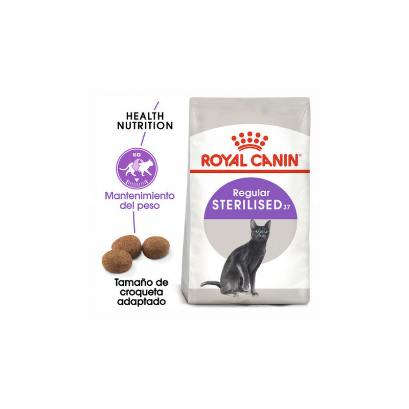 

Sterilised 37 pienso para gato esterilizado adulto Bolsa de 400 gr - Royal Canin