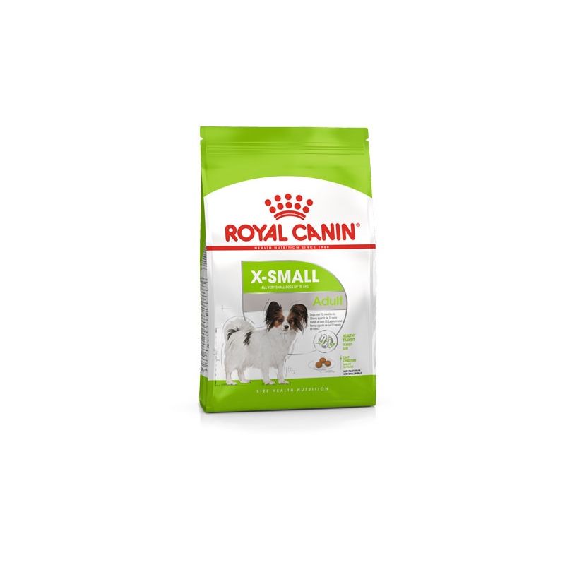 

Pienso X-SMALL ADULT perros de raza muy pequeña (A partir de 10 meses) - 500g - Royal Canin