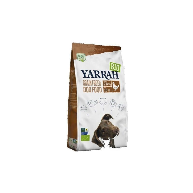 

Yarrah Pienso Sin Cereales Con Pollo Bio para perros adultos 10 Kg