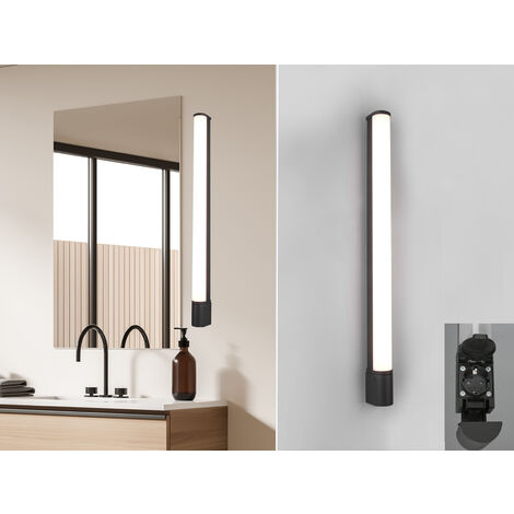 Piera Led Badezimmerspiegellampe 16W IP44 Black Edge Trio Lighting