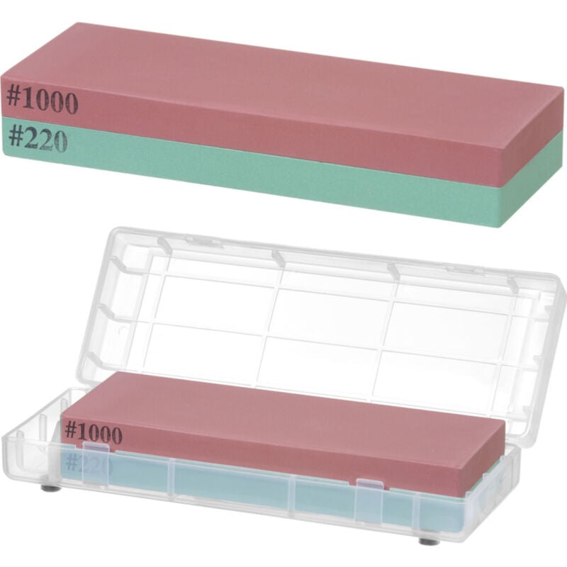 Hendi - Pierre à aiguiser couteau japonais Naniwa grain 220/1000 820667