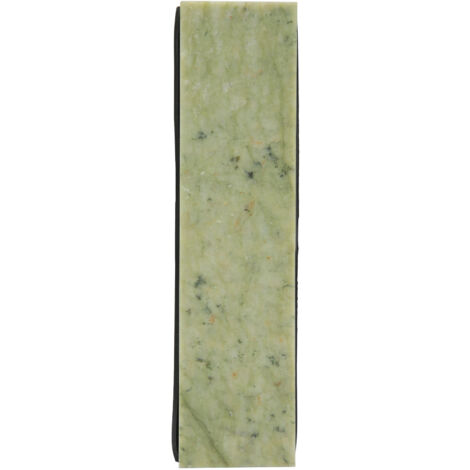 Pierre à aiguiser naturelle en pierre verte 10000 grains avec base en silicone pour couteaux et outils
