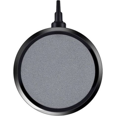 Pierre à air pour aquarium, disque rond, diffuseur d'oxygène ultra silencieux pour bassin, pompe hydroponique (10 cm)