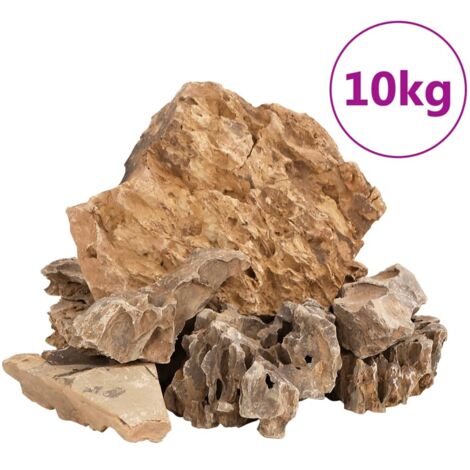 Pierres du dragon 10 kg marron 5-30 cm CFW11360