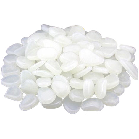 Pierres Fluorescentes Artificielles 500pcs pour Jardin Aquarium Décoration Lumineuse Multicolore