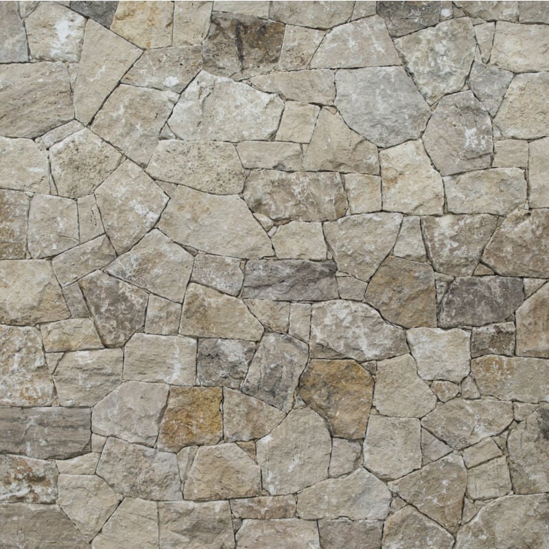 Stone By Stone - Pierres Sèches - Parement mural - sifnos - Opus incertum - Naturelle - (1 m²)